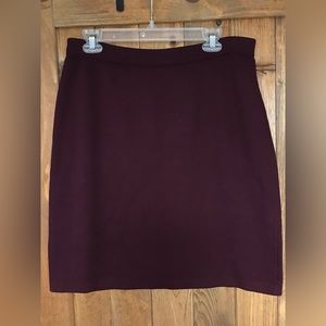 St. John Collection Skirt - Size 14 - Burgundy